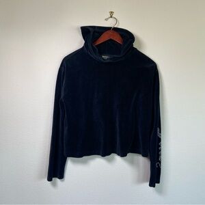 Juicy Couture Black Label Velvet Hoodie